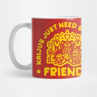 Kaijus just need friends IV Mug